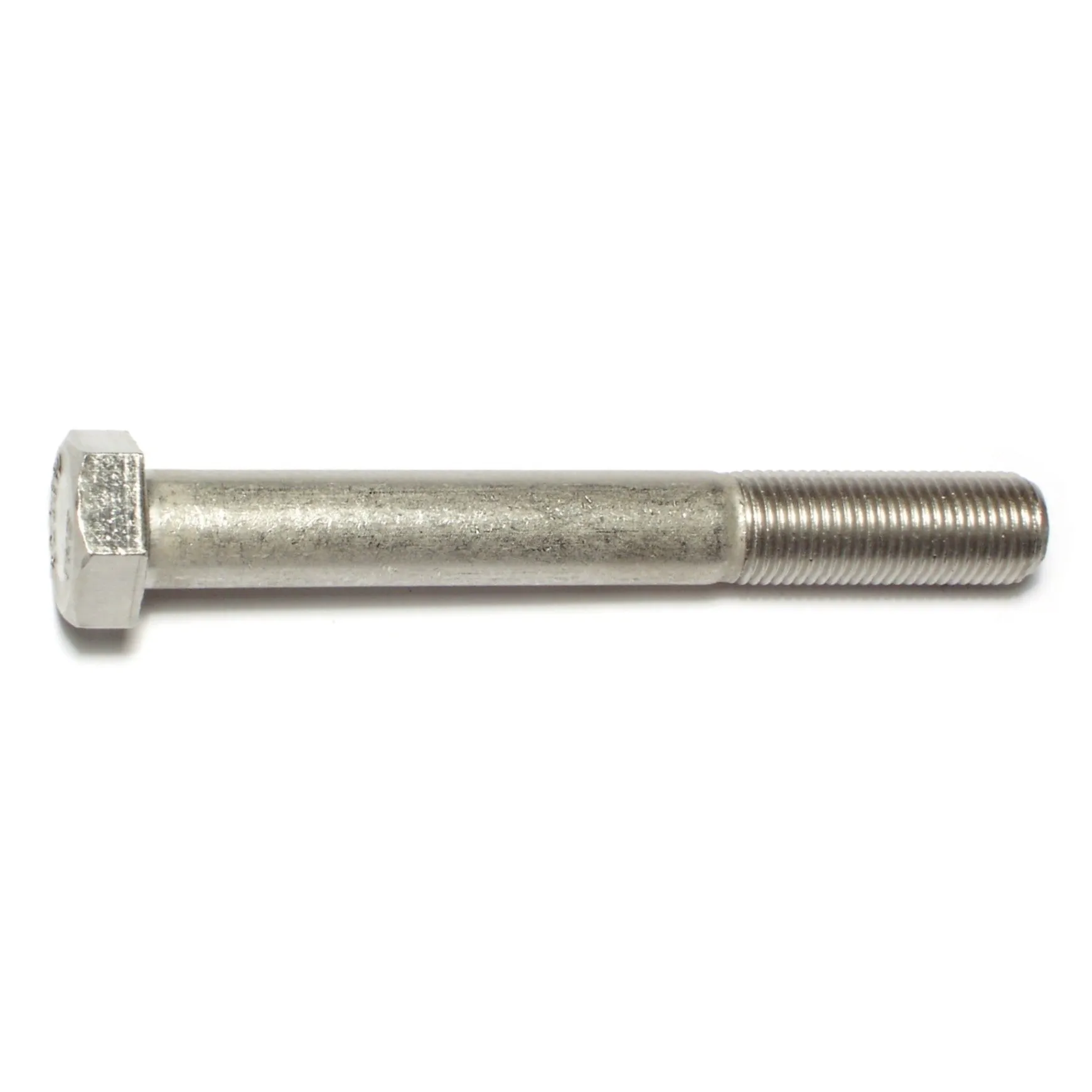 1/2"-20 x 4" 18-8 Stainless Steel Fine Thread Hex Cap Screws (6 pcs.)