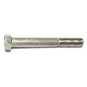 1/2"-20 x 4" 18-8 Stainless Steel Fine Thread Hex Cap Screws (6 pcs.)