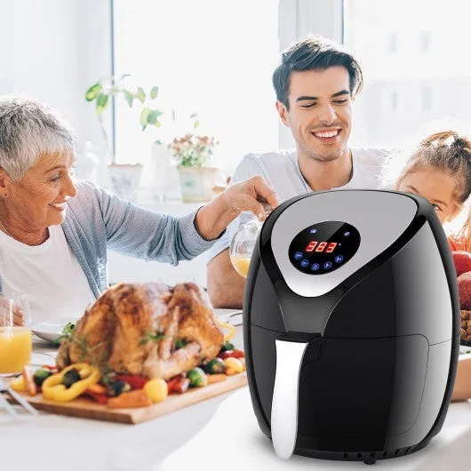 1400 W Electric Air Fryer with Digital Touch Screen