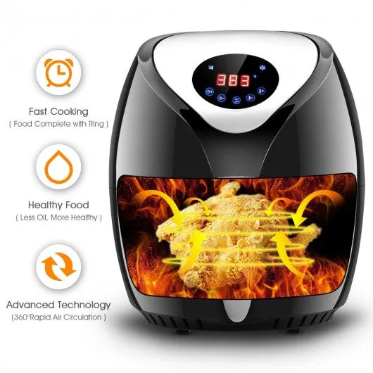 1400 W Electric Air Fryer with Digital Touch Screen