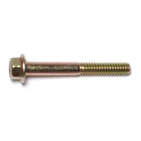 1/4"-20 x 2" Zinc Grade 8 Hex Washer Head Flange Bolts (5 pcs.)