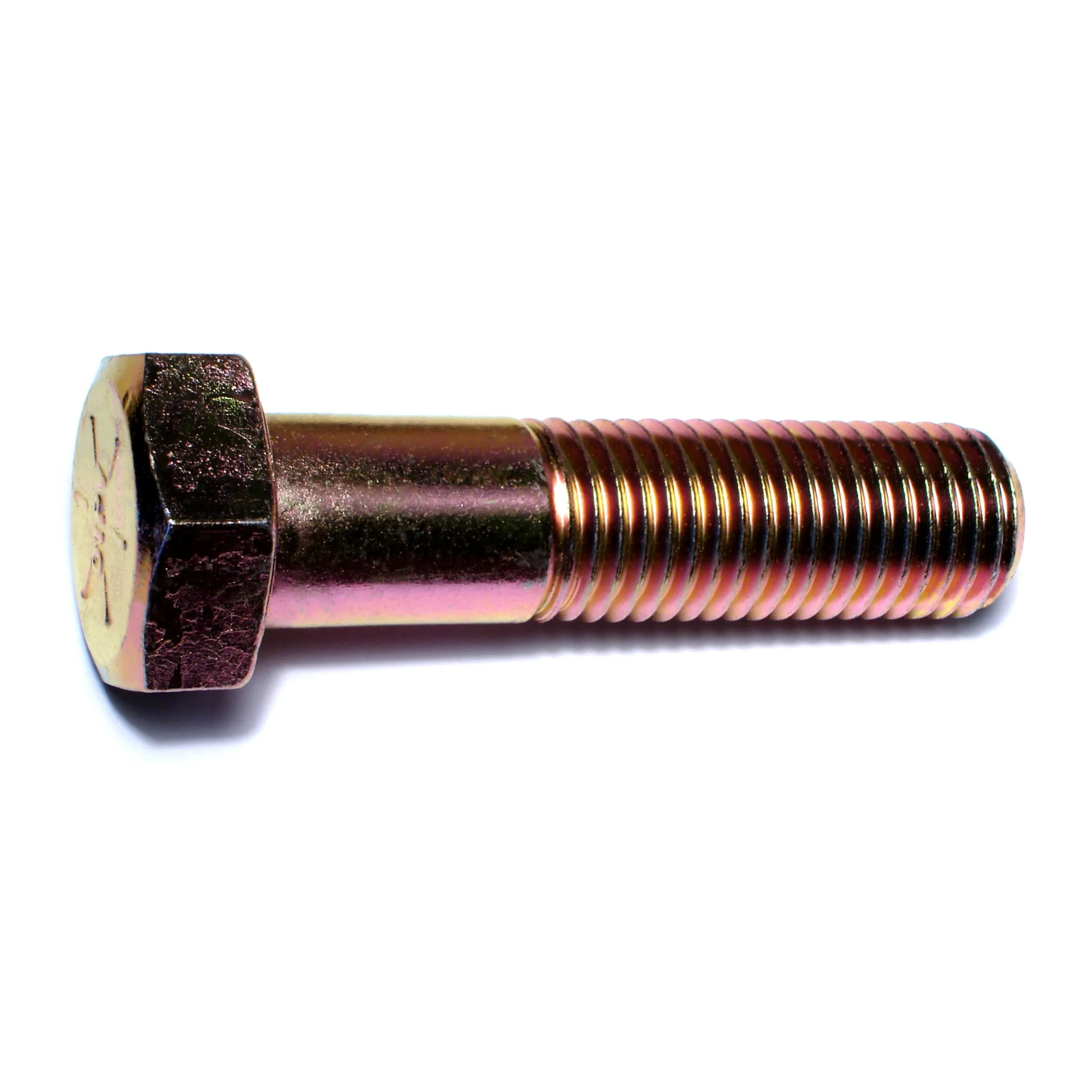 1"-8 x 4" Zinc Plated Grade 8 Hex Cap Screws (5 pcs)