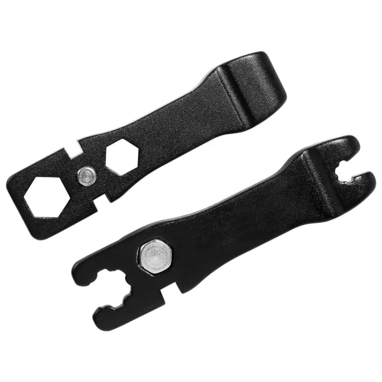 20 in 1 Cycling Repair Tool Multifunctional Household Appliances Repair Tool Bicycle Compact Repair Wrench(Black)