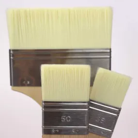 2133 Parkers Flat Brush White Synthetic