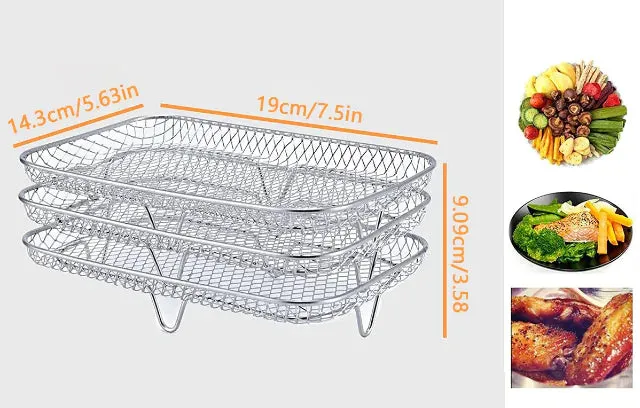 3-layers Air Fryer Rack