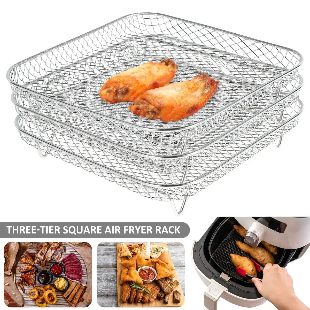 3-layers Air Fryer Rack