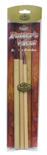 3 Piece Bamboo Brush Set LBAM-3