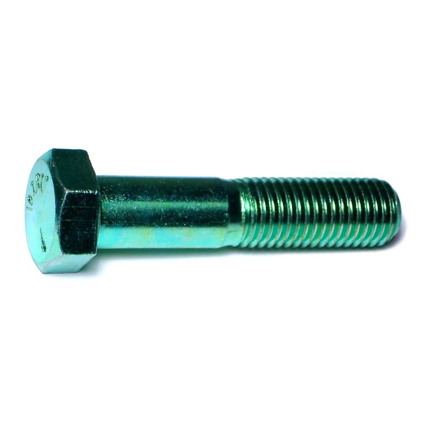 3/4"-10 x 3-1/2" Green Rinsed Zinc Grade 5 Hex Cap Screws (20 pcs.)