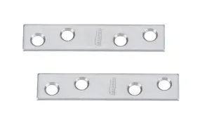 3" x 5/8" Stainless Mending Braces - 2 Pack