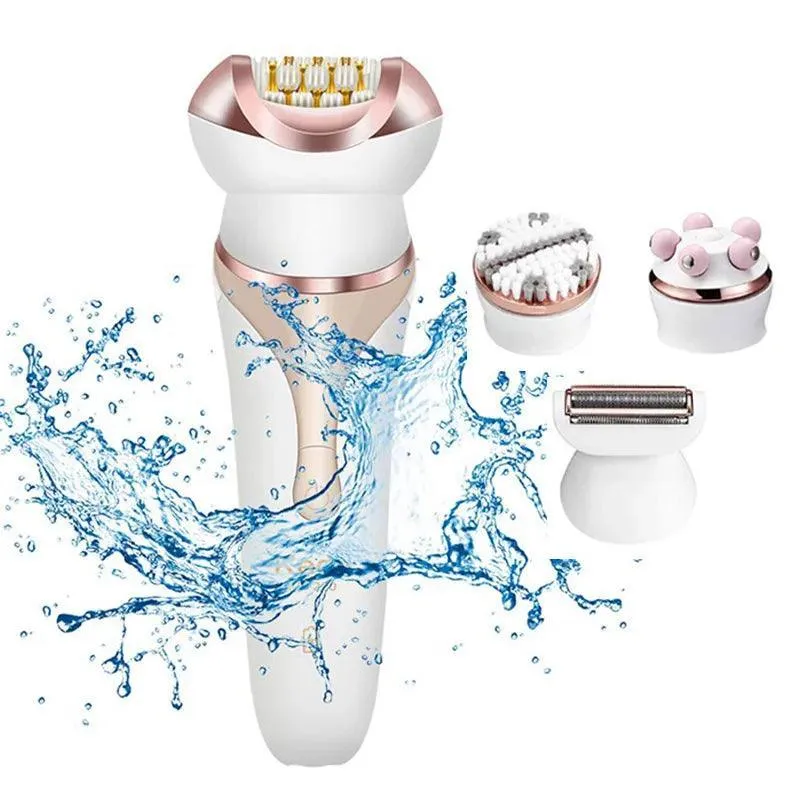 4 In 1 Electric Lady Epilator Bikini Trimmer Shaver Razor Underarm