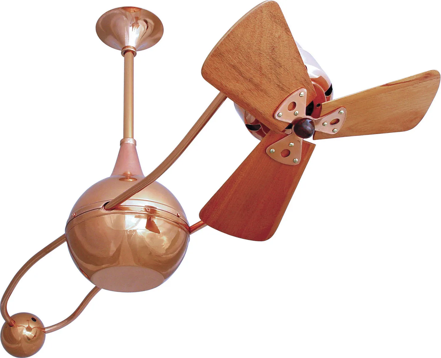 40" Ceiling Fan from the Brisa 2000 Collection in Brushed Copper Finish by Matthews Fan Company