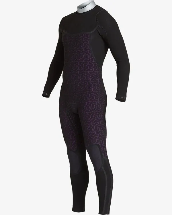 4/3 Furnace Comp Chest Zip Wetsuit - Black