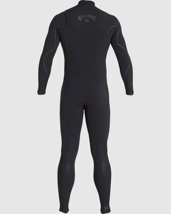 4/3 Furnace Comp Chest Zip Wetsuit - Black