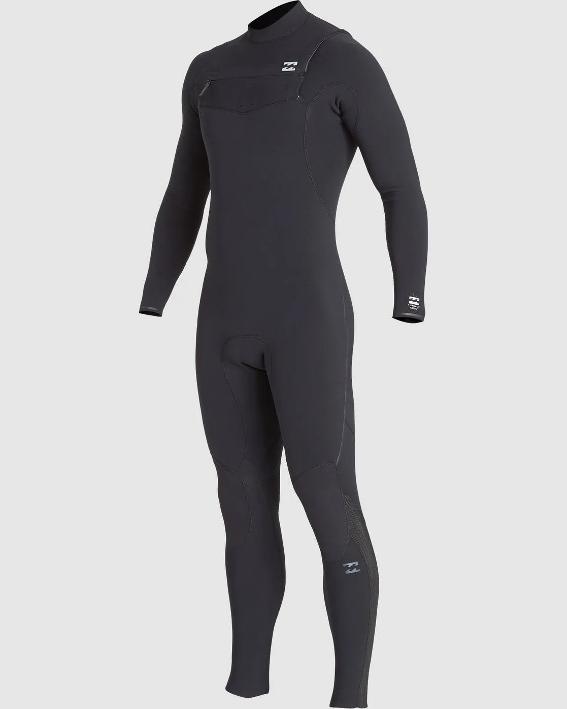 4/3 Furnace Comp Chest Zip Wetsuit - Black