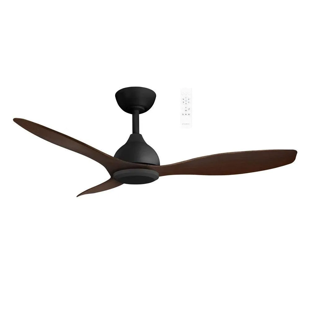 48" Elite Smart WIFI DC Ceiling Fan Black, White, Black/Walnut MEDC123 Martec Lighting