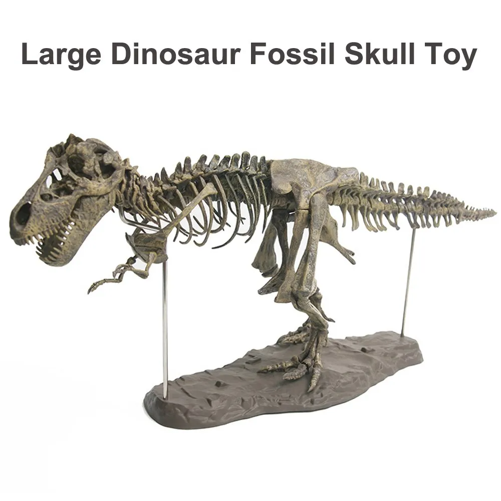 4D Animal Model Toys Simulation Large Dinosaur Fossil Tyrannosaurus Assemble the skeleton model Toys Home Decoration