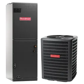 5 Ton Goodman up to 15.2 SEER2 High-Efficiency Multi-Position Multi-Speed ECM Air Handler with TXV Central Air Conditioner Heat Pump System