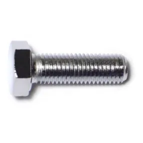 5/16"-24 x 1" Chrome Plated Grade 5 Steel Fine Thread Hex Cap Screws (10 pcs.)