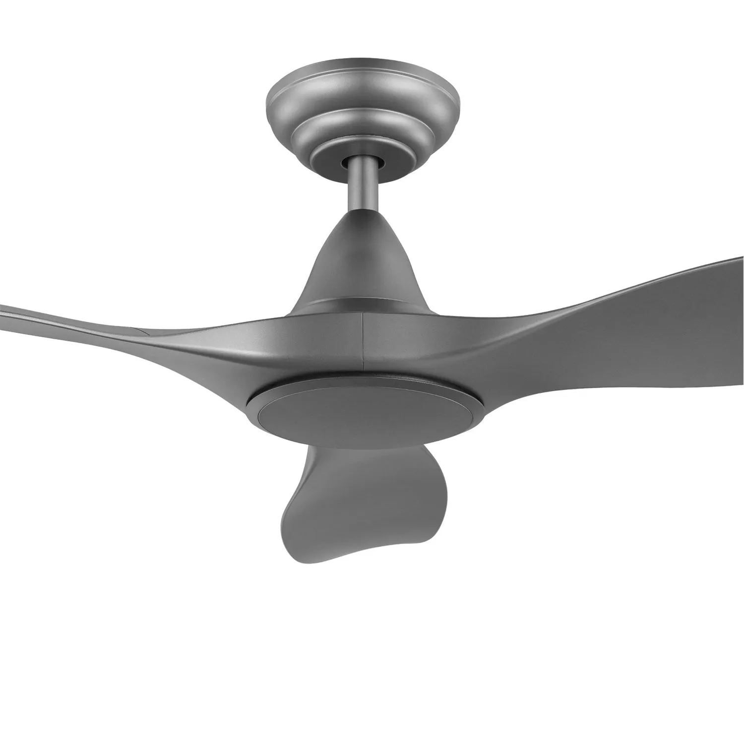 52" Noosa DC Ceiling Fan Black, White, Titanium 203369, 203371, 204746 Eglo Lighting