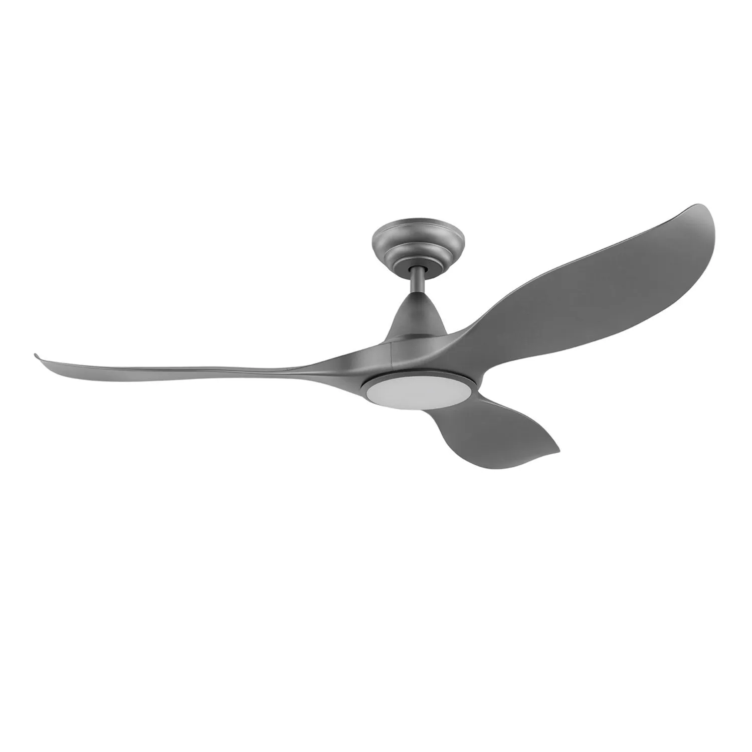 52" Noosa DC Ceiling Fan Black, White, Titanium w/ Light 202969, 202971, 204747 Eglo Lighting