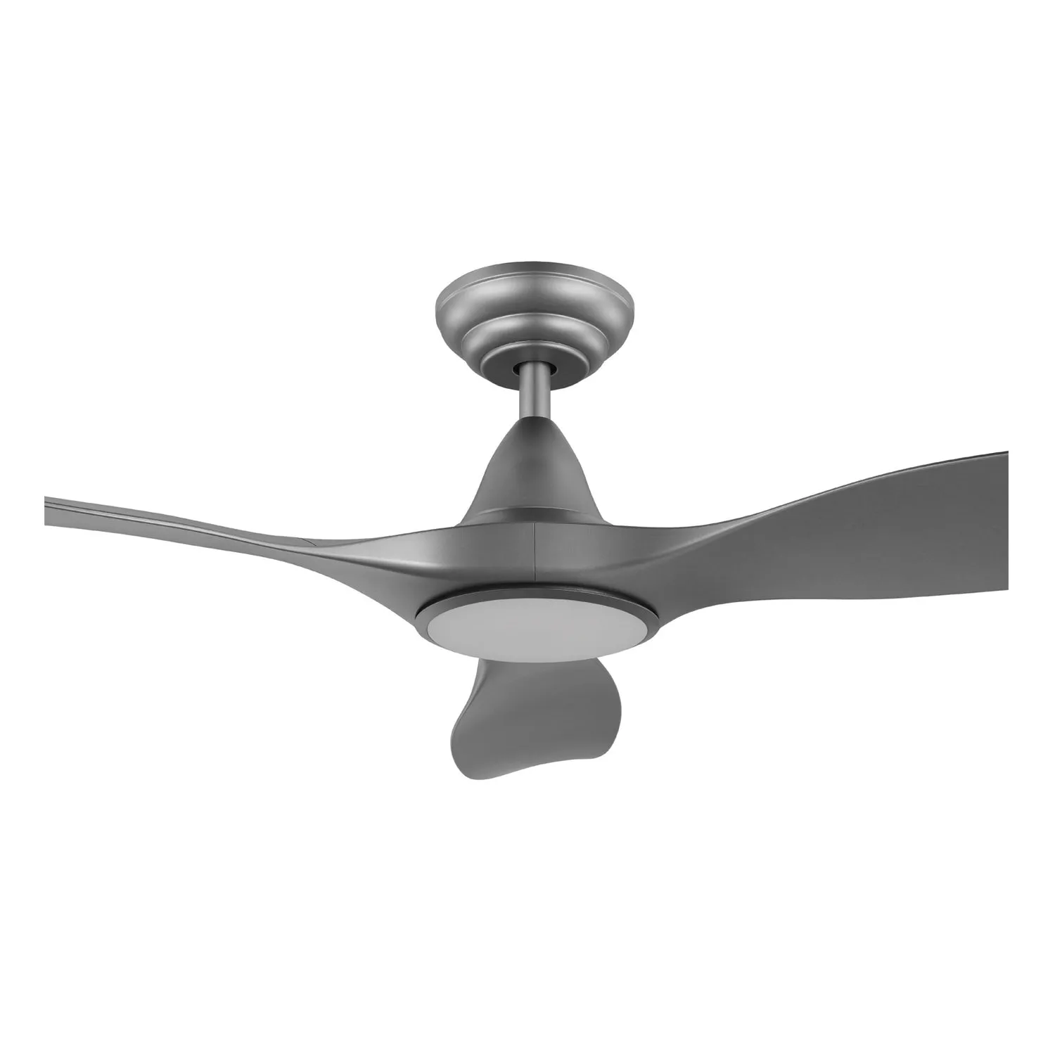 52" Noosa DC Ceiling Fan Black, White, Titanium w/ Light 202969, 202971, 204747 Eglo Lighting