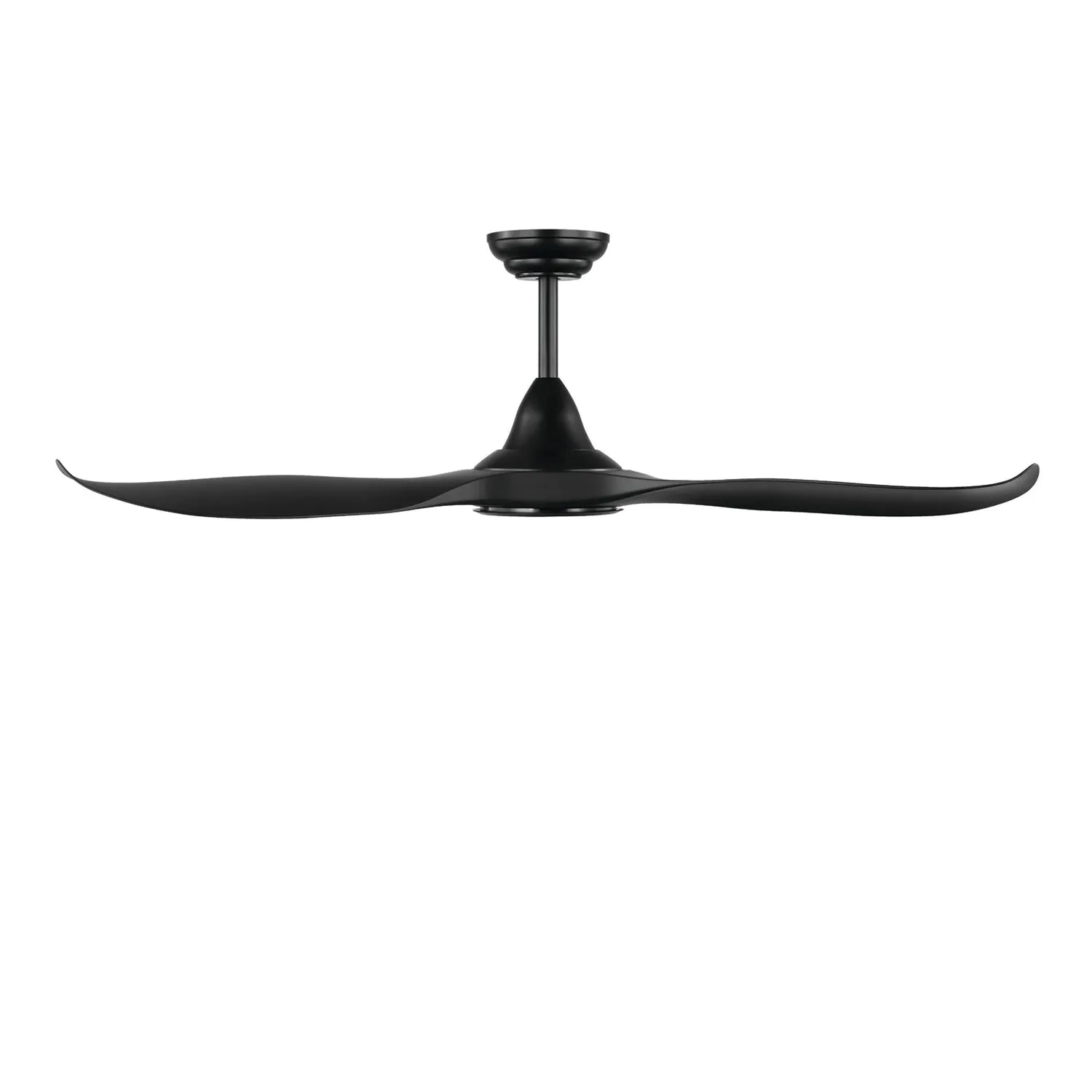 52" Noosa DC Ceiling Fan Black, White, Titanium w/ Light 202969, 202971, 204747 Eglo Lighting