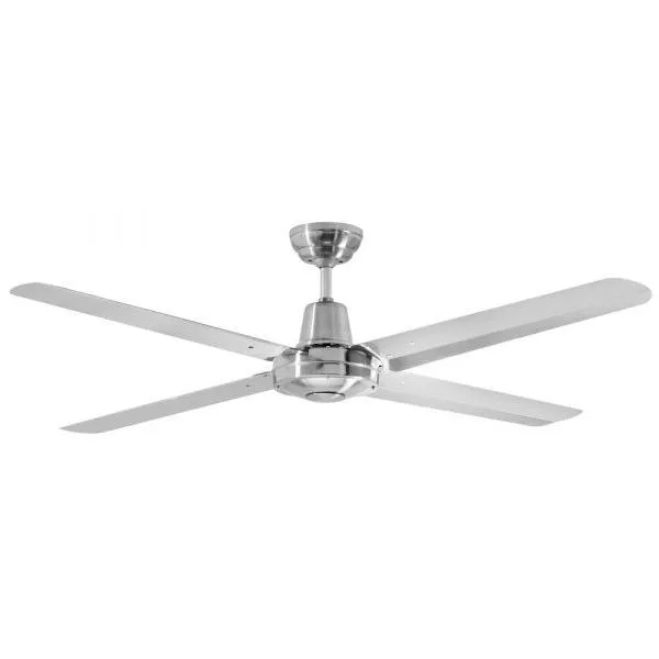 52" Precision AC Ceiling Fan in Marine Grade 316 Stainless Steel