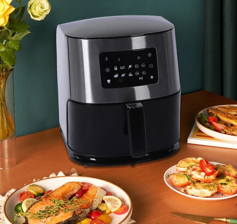 6L 1700W Digital Screen Air Fryer US Plug