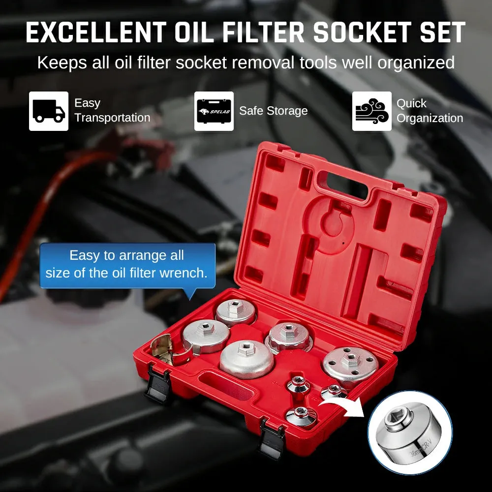 7 Pcs Oil Filter Wrench Set|SPELAB