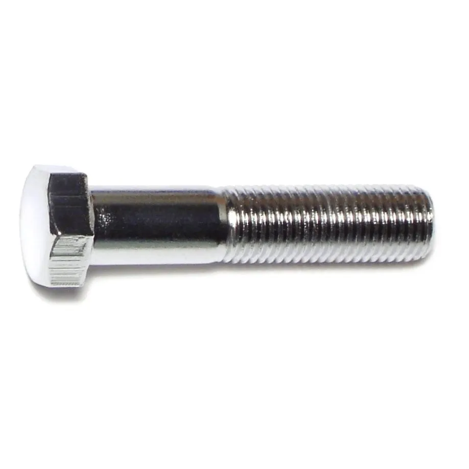 7/16"-20 x 2" Chrome Grade 5 Hex Cap Screws (5 pcs.)