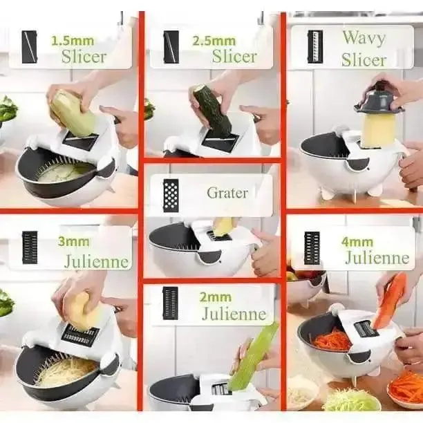 9 in 1 vegetables cutter machine