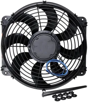 Allstar Performance Curved Blade Electric Fans ALL30074