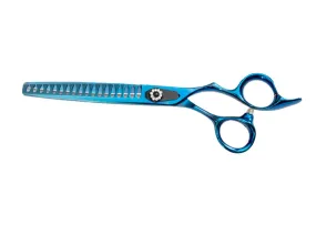 Animal House Prof. Series 7" Single Sided 18 Tooth Thinning/Blending Shear - BLUE (WH)