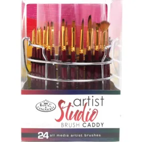 Artist Brush Caddy All Media 24pcs