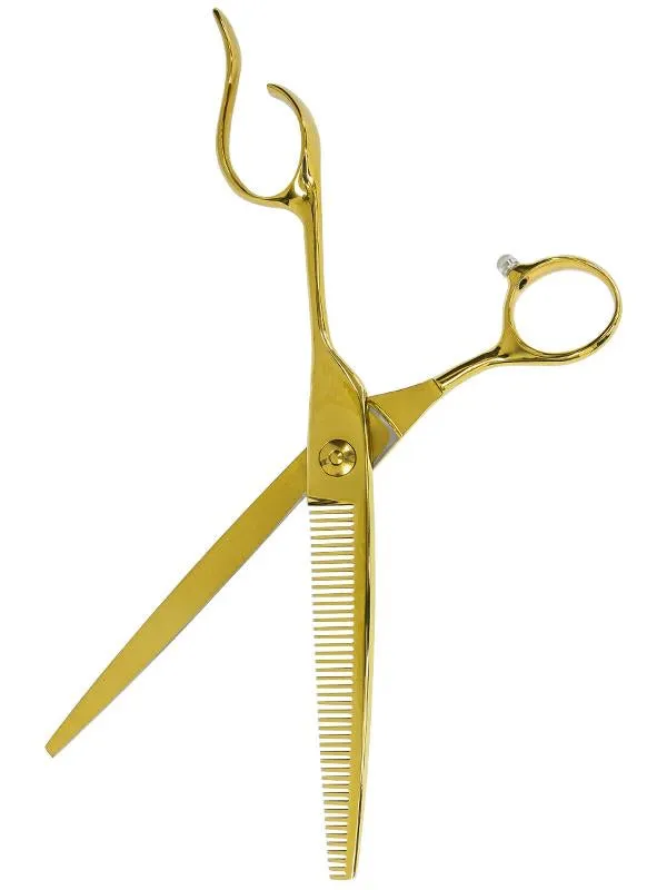 BaByliss Pro Barberology Gold Thinning Shears 7 Inch