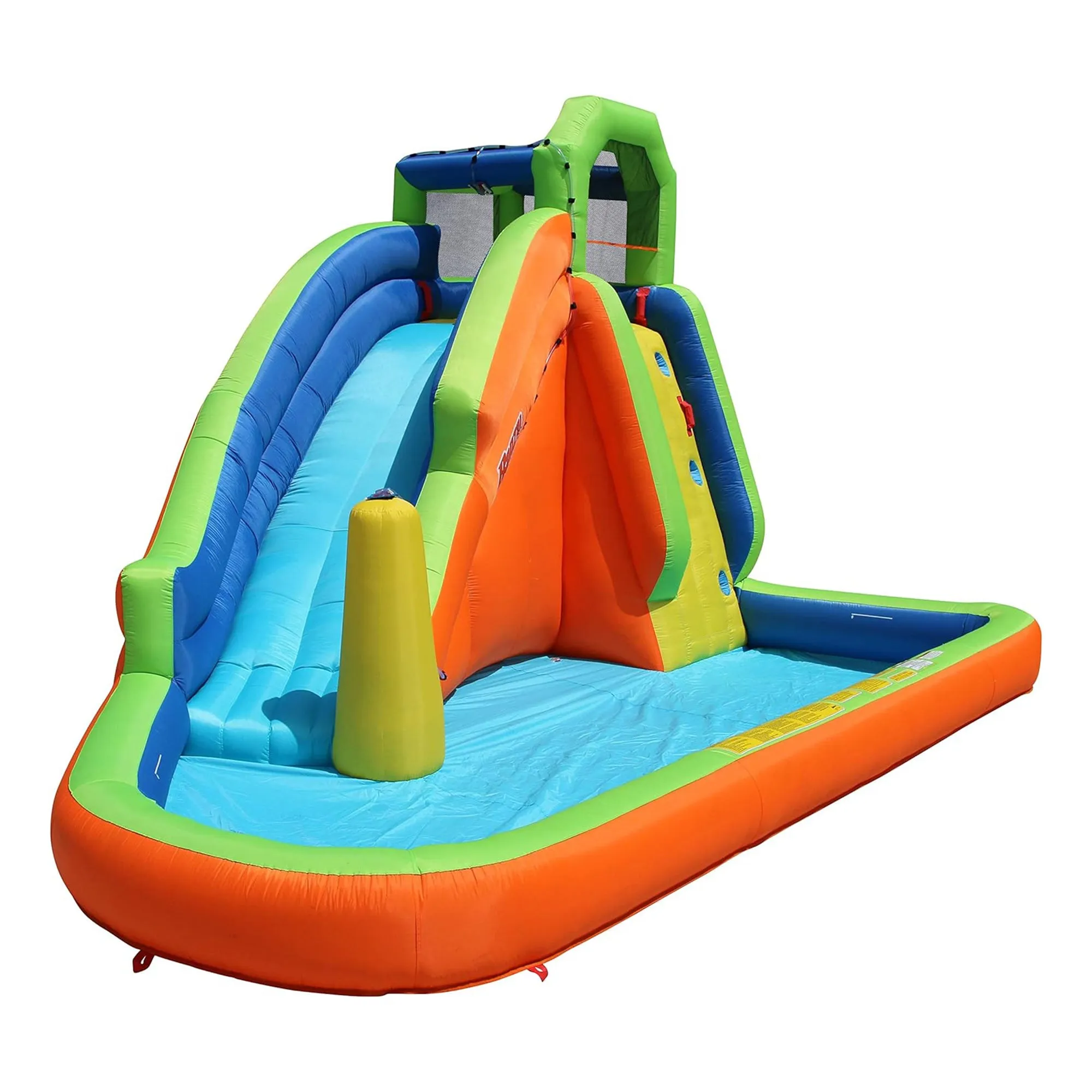 Banzai Gushing Geyser Water-Spraying Inflatable Water Park Set, Multicolor(Used)