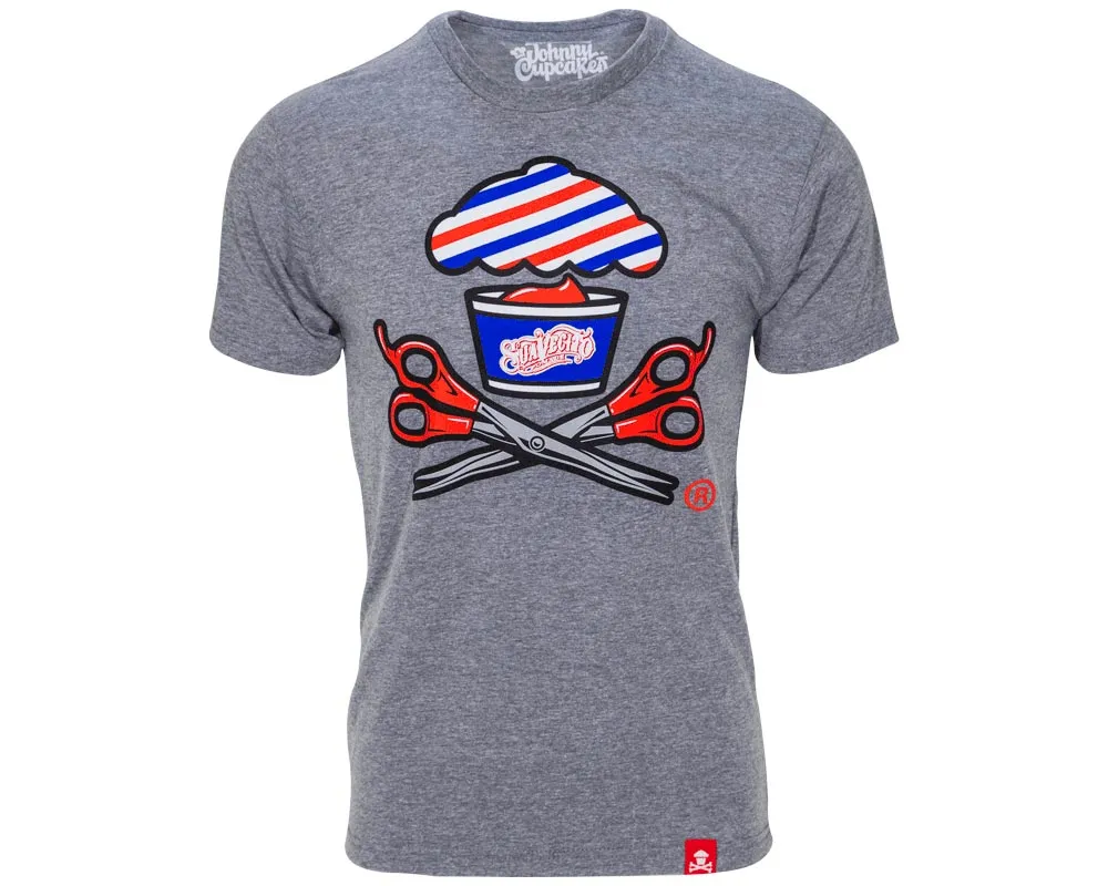 Barber Shop Crossbones Tee