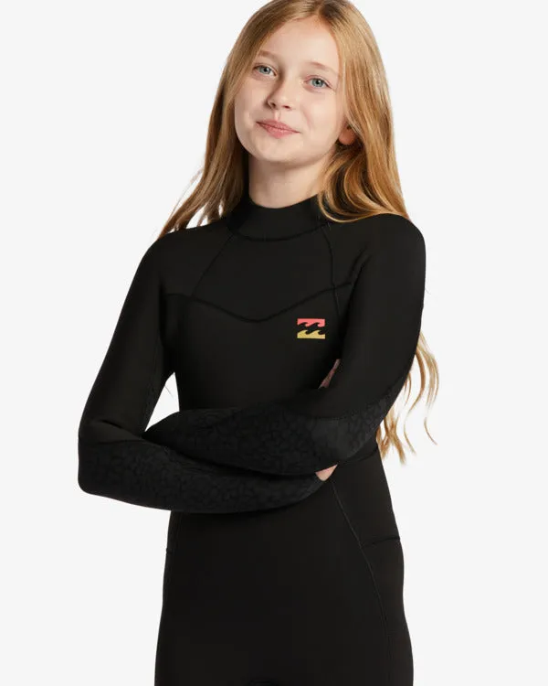 Billabong Girls 6-14 3/2 Synergy Back Zip Steamer Wetsuit