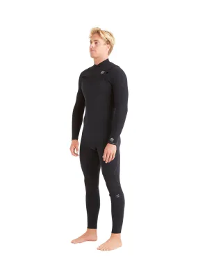 Billabong Mens 3/2mm Furnace Comp Chest Zip Steamer Wetsuit