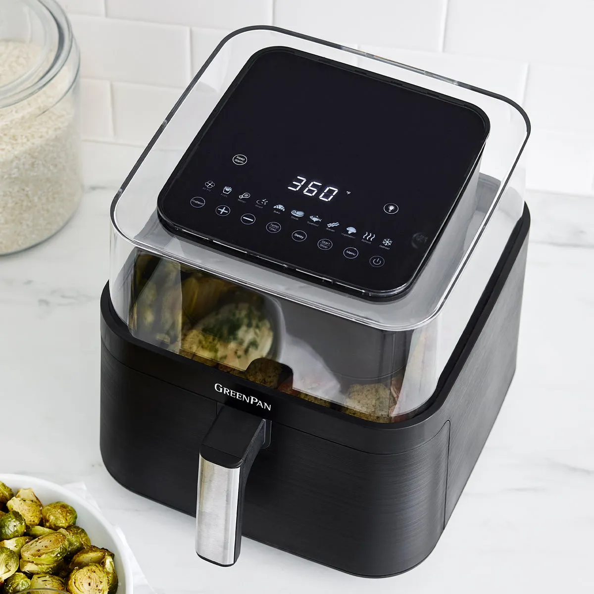 Bistro XL 7-Quart 360° Clear View Air Fryer