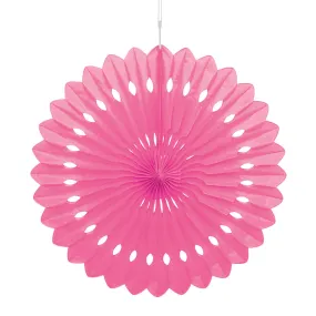 Bright Pink Decorative Fan 40cm