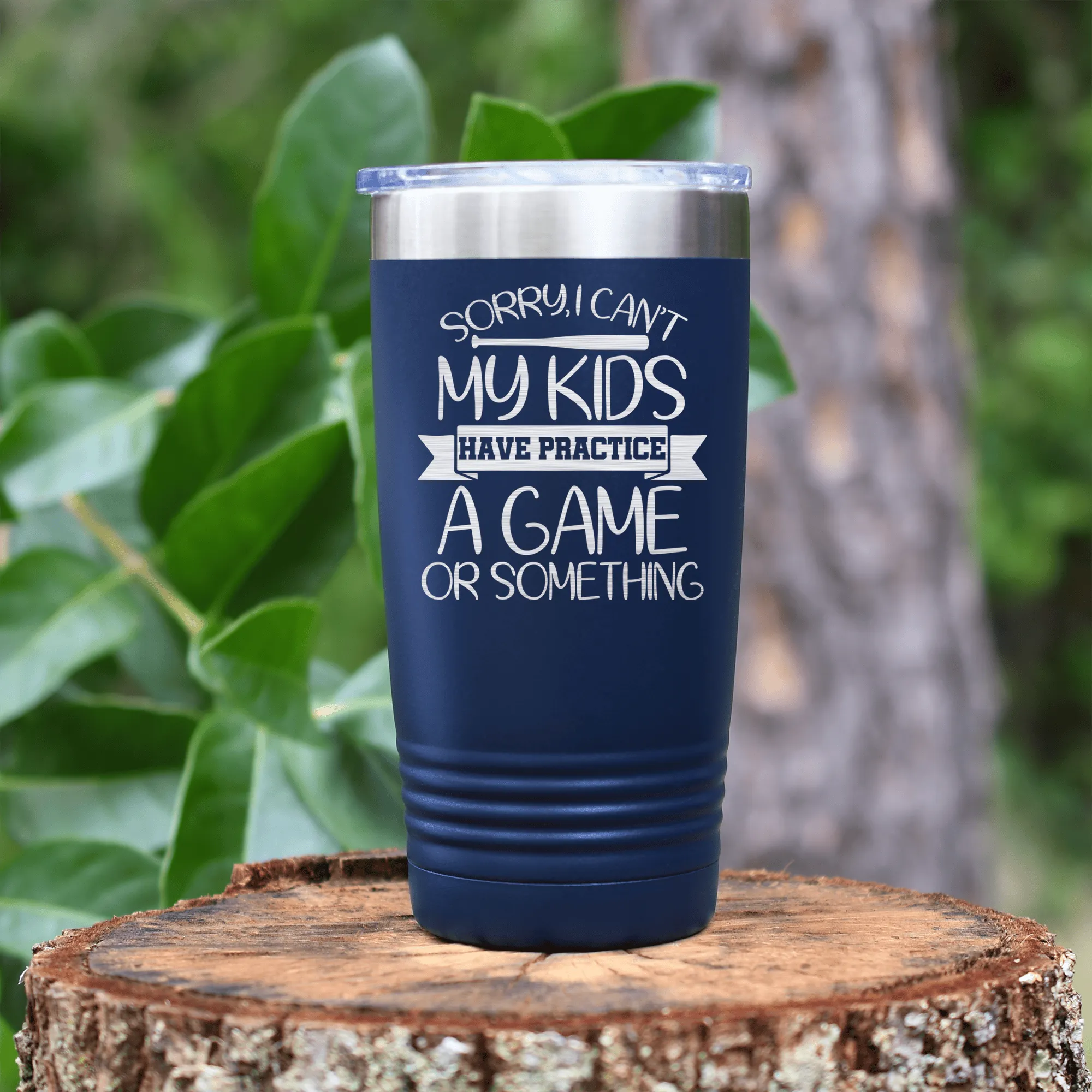 Busy Ballpark Nights Tumbler