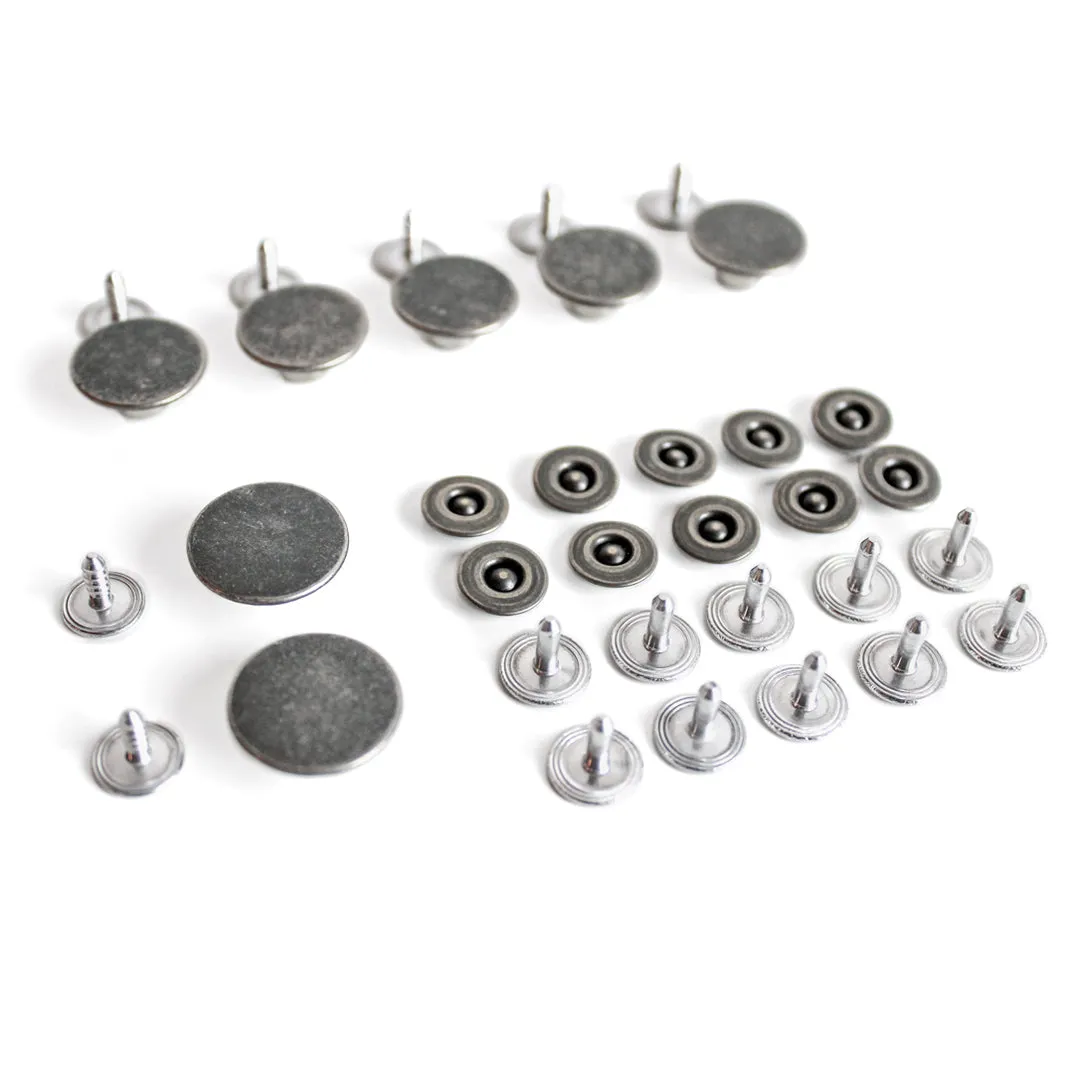 Button Fly Jeans Hardware Kit