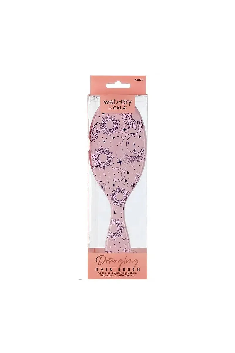 CALA Wet-N-Dry Detangling Hair Brush - Celestial Dreams