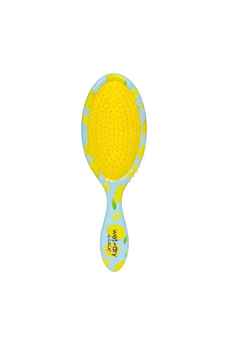 CALA Wet-N-Dry Detangling Hair Brush - Lemons