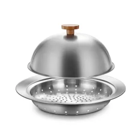 Casaeni Stainless Steel Dome Steamer Set, 28cm - 🏆 #50 - Kitchen Essentials - Best of December