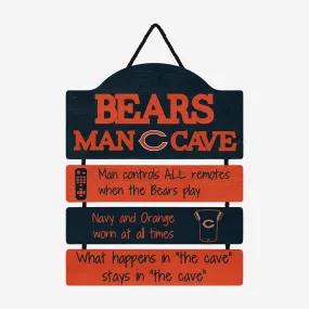 Chicago Bears Mancave Sign