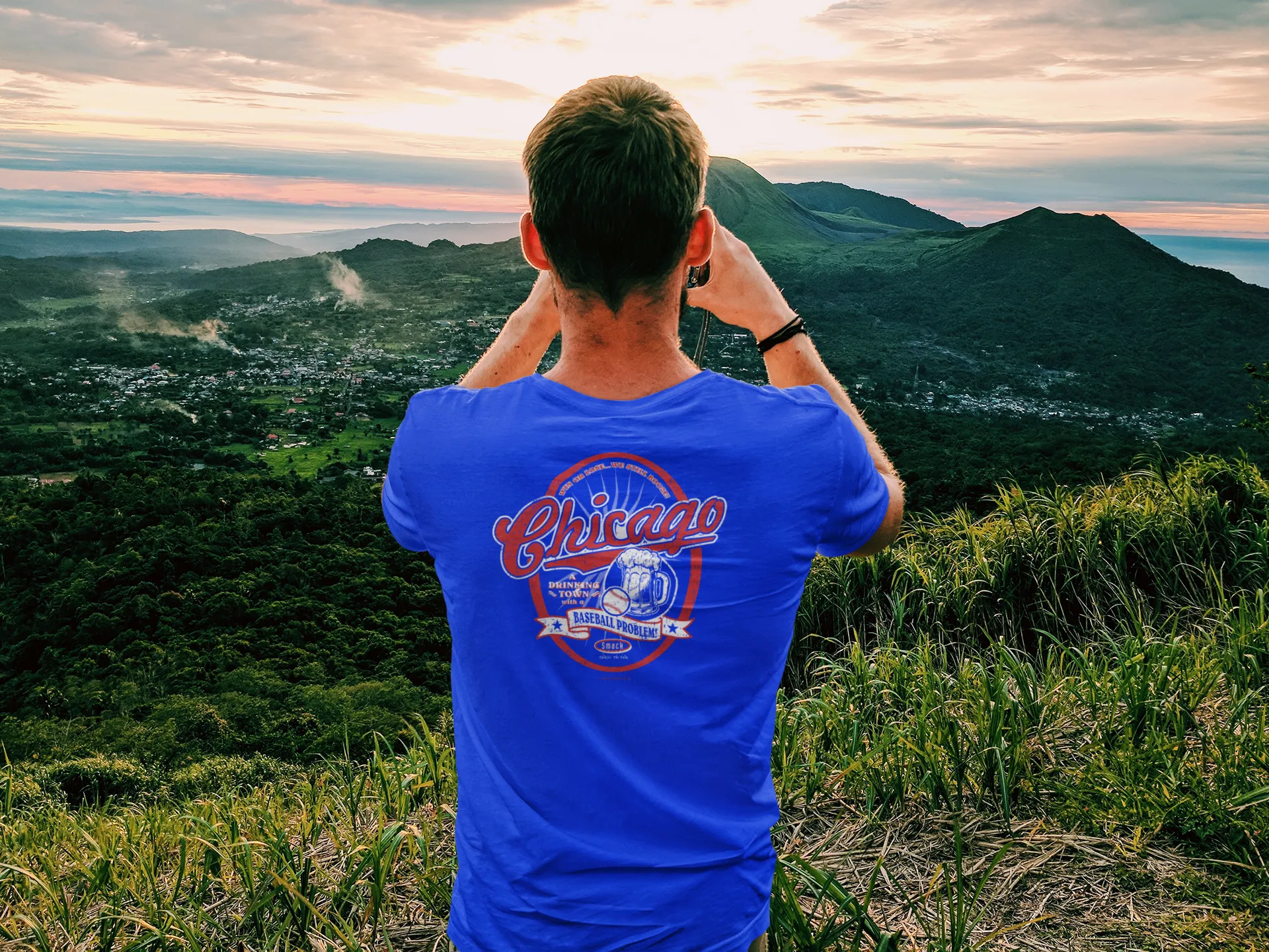 Chicago Pro Baseball Shirt | Buy Fan Gear for Chicago Baseball | Chicago a Drinking Town with a Baseball Problem