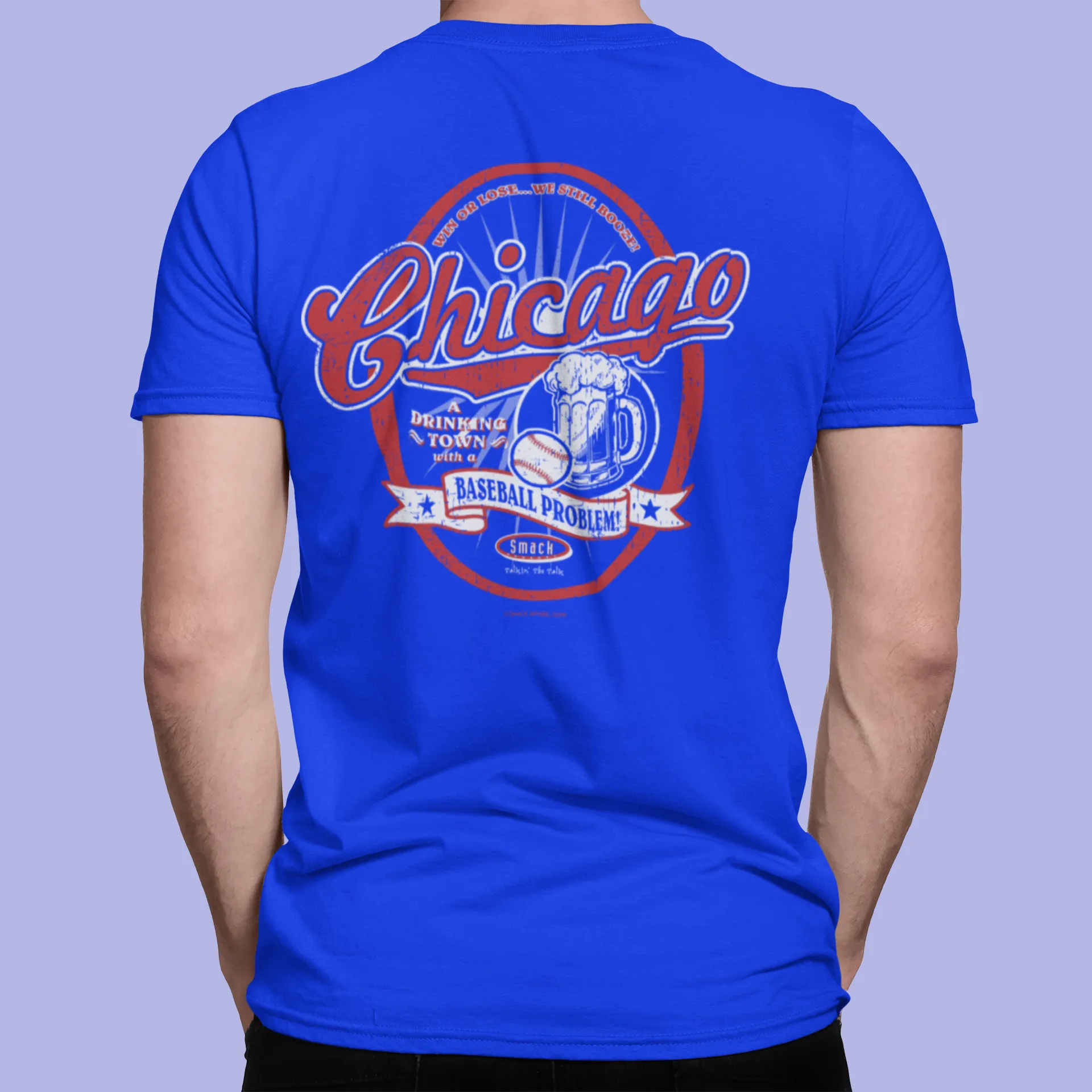 Chicago Pro Baseball Shirt | Buy Fan Gear for Chicago Baseball | Chicago a Drinking Town with a Baseball Problem