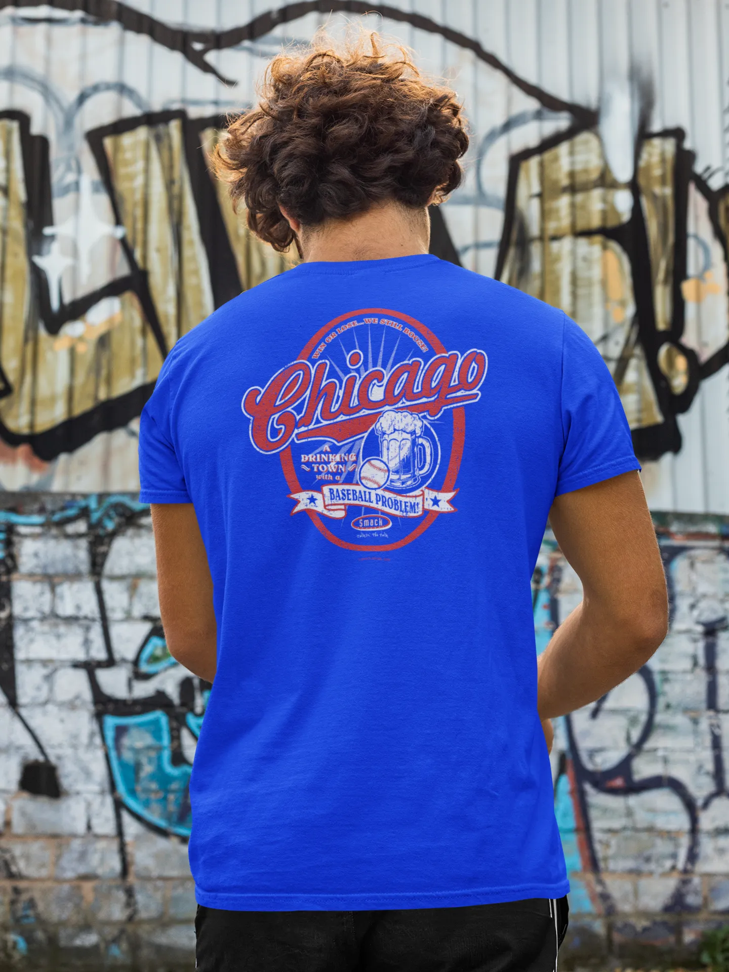 Chicago Pro Baseball Shirt | Buy Fan Gear for Chicago Baseball | Chicago a Drinking Town with a Baseball Problem